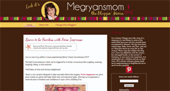 Desktop Screenshot of megryansmom.com